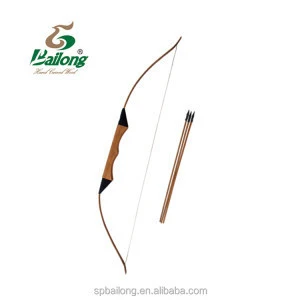 Factory price outdoor kids wooden bow and arrow toy