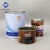 Import factory price round empty tinplate 1L/2L/4L/1Gallon paint adhesive tin can from China