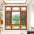 Import Factory price wooden color aluminium hinged swing out casement windows price from China