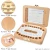 Import Factory sale cheap wood baby milk teeth storage box Wood Baby Tooth Box from China
