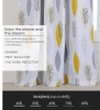 Factory Sales Germany Sheer Curtain With Print Blackout Curtain Bedroom Office Hotel