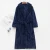 Import factory striped flannel fleece men bathrobe wholesale custom blank bath robe from China
