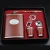 Factory Supply 8oz stainless steel Wine Pot Liquor Bottle Hip Flask Gift Set with Cups and Pen