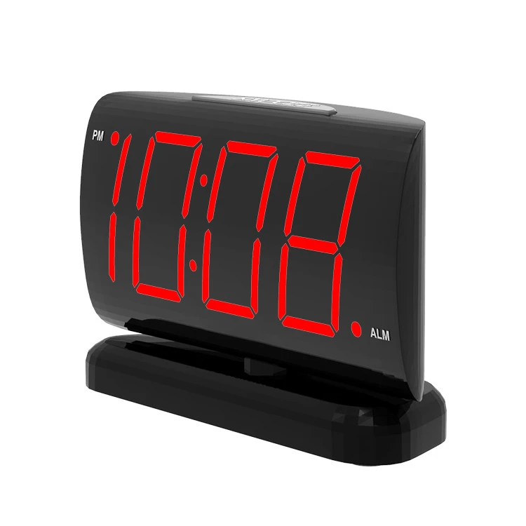 Factory Unique 2021 High-End Display Time With Rotating Base Digital digitale led clock