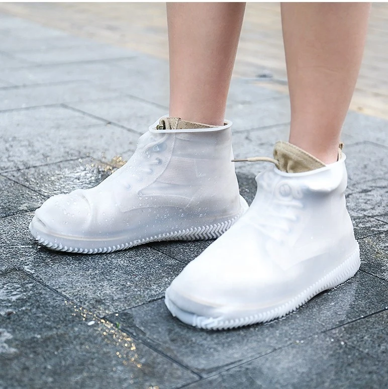 Factory Wholesale  Reusable Waterproof Anti Slip Rain Boots Shoes Cover