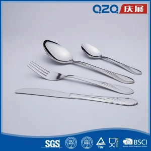 Fashion colorful design flatware set fork knife stainless steel personalized forks