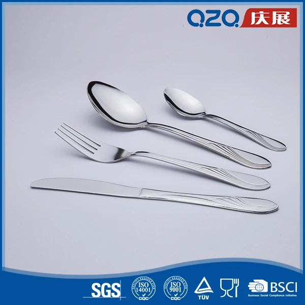Fashion colorful design flatware set fork knife stainless steel personalized forks