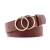 Import Fashion Faux Leather Double Ring Buckle Soft Vintage Decorative Casual Tighten All-Match Lightweight Long Women Belts from China