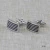 Import Fashion  metal cufflink with lots of designs in stocks tie clip cufflink set from China