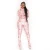 Import Fashion Rose Print Back Zipper Long Sleeve Bodycon Jumpsuits With Gloves Women One Piece Outfits Rompers from China