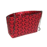 Fashionable  fold high quality  large capacity temperament lady chain crossbody bag pu leather messenger bag women