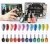 Import Fast air dry metallic flower blooming liquid 13 colors watery LED/ UV gel ink nail polish 15ml smoking Marble Ink for nails from China