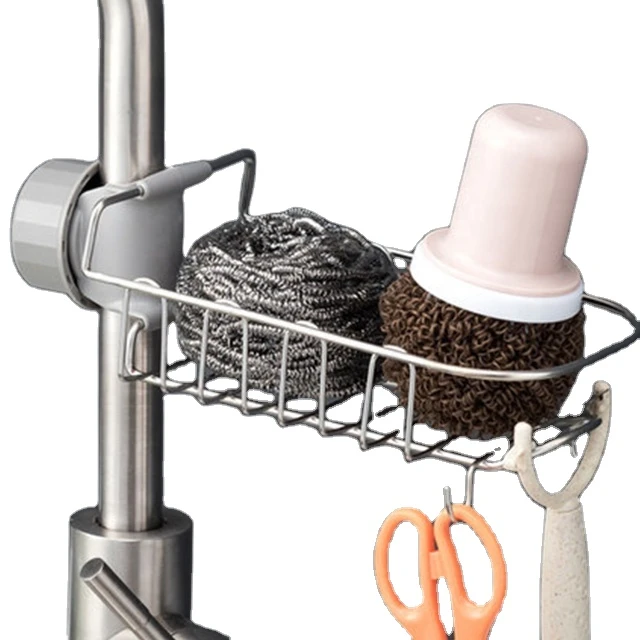 Faucet rack stainless steel drain rack kitchen supplies household Daquan artifact multi-function sink storage