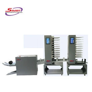 Feed Stations digital Paper collating machine / gathering machine for post press