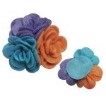 Felt Flowers For dress Handmade Flower Clothes Accessories