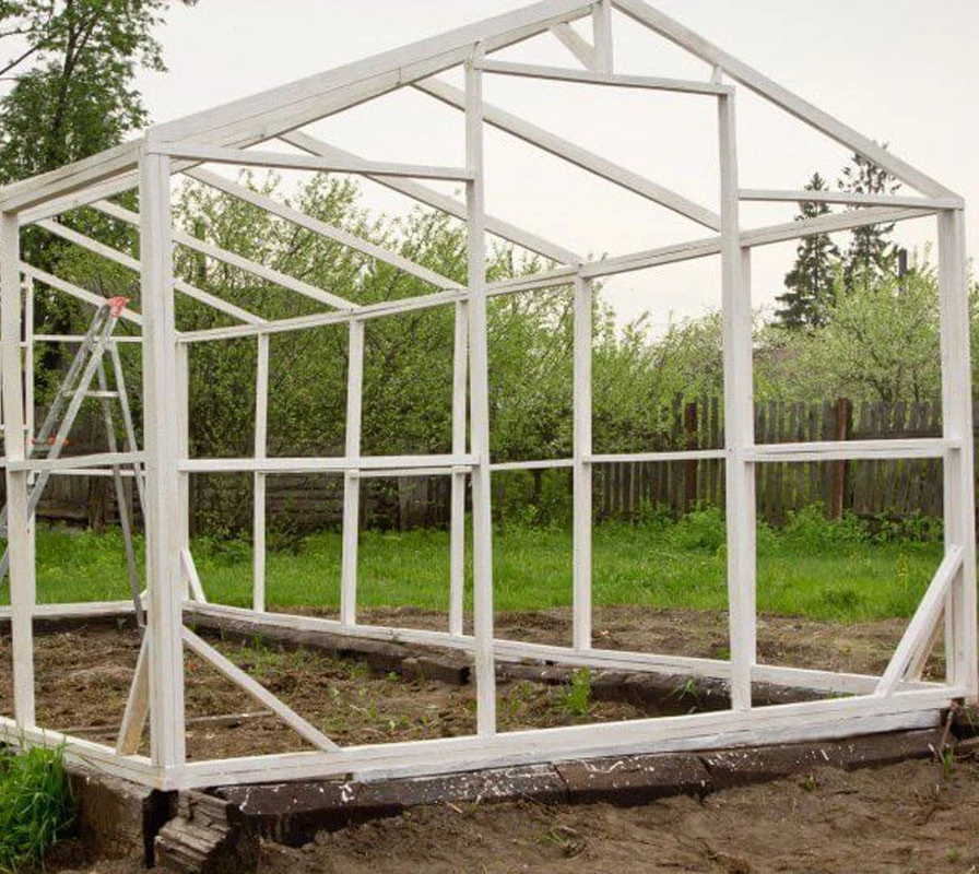 Fiberglass frame for Greenhouse supports Assembled by High Strength FRP Square Tube GRP Rectangular Tube Pipe