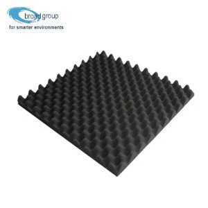 Fire retardant sound absorbing soundproof material studio pyramid acoustic egg crate foam acoustic