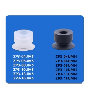 Flat with groove vacuum suction pad ZP3-04/06/0810/13/16UM Industrial pneumatic parts