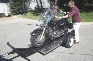 Flatbed Utility Trailer / Motorcycle Transport Trailer for Sctoor Motorcycle