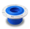Flexible toilet flange toilet seal for 4 inch 110mm waste pipe floor flange installation patent design