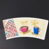 Flexo Printing Coated pe Paper Cup Fan Raw Material For Coffee Paper