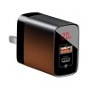 Fold Charger Adapter  Dual Port Quick Charger Plug Cube for IP MI HW  plugs Compatible with all phone USB Wall Charger