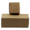 Foldable Rectangle Kraft Paper Box For Cosmetic,Medicine,Gift Packing