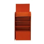 Folding display rack units for shops