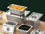 food-grade kitchenware fast food warmer buffet container stainless steel gastronorm(GN) pan serving tray for hotel & restaurant