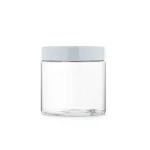 Food grade PET bath dalt face cream body butter cosmetic 180ml empty plastic jars