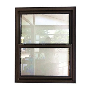 Foshan American Sliding Sash Glass Window With Mosquito Screen