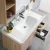 Import Foshan Modern Simple Furniture Stainless Steel Bathroom Cabinet  Vanity unit with Mirror cabinet from China