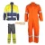 Import frc fire resistant safety clothing coverall with reflective tape  industry garment clothing from China