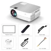 Free delivery 100inch Portable screen Small HD  Home Theater  Portable LED Projector
