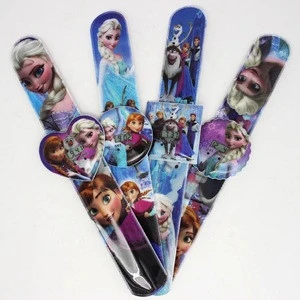Free design animation movies princess pattern cartoon slap watch kids toy buy direct from China factory