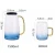 Import free sample 150ml Gradient colored jar drinking glass cup for water from China