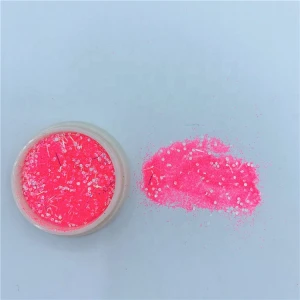 Free sample OEM 2021 summer shinny glitter sequin fluorescent mixed glitter nail dip powder