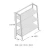 Import Free Standing Simple 3 Tier Bookshelf  Industrial Flat Pack Bookcase from China