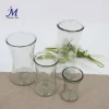 Fulaishan clear cylinder glass vases