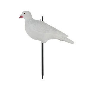 Full Body Plastic Pigeon Decoy With Built In Stake