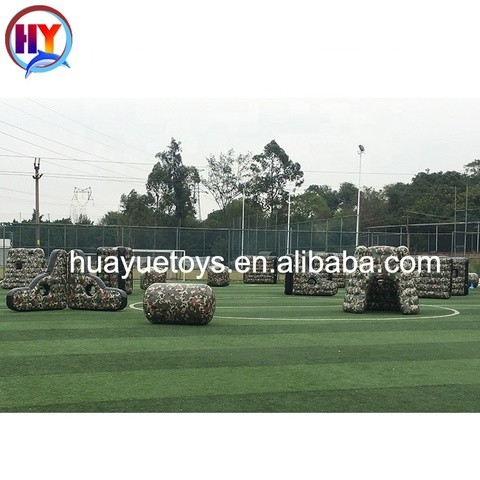 Funny used inflatable paintball bunkers/ inflatable airsoft tactical paintball bunker wall for shooting &cs games