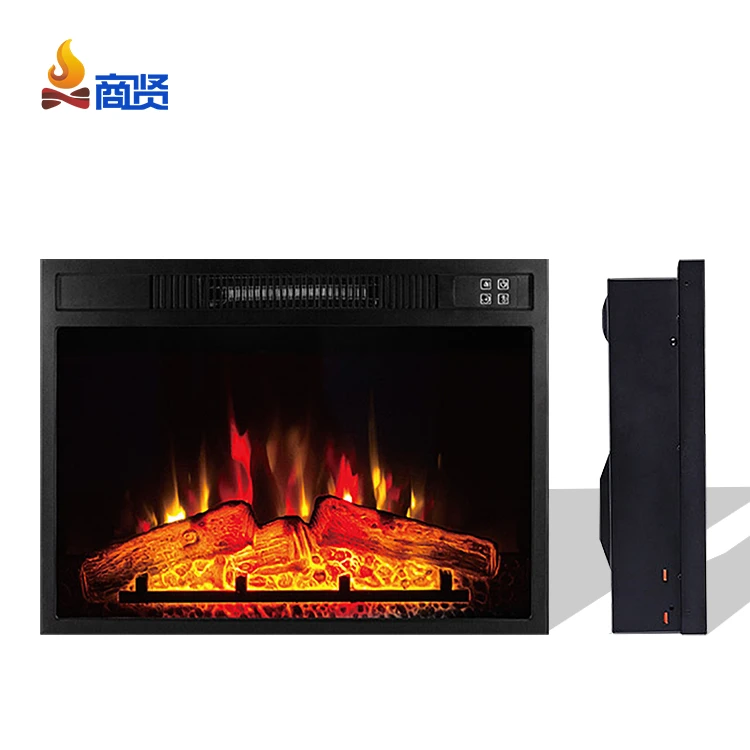 Furniture Decor Flame Indoor Remote Electric Fireplace Heater  and mantel