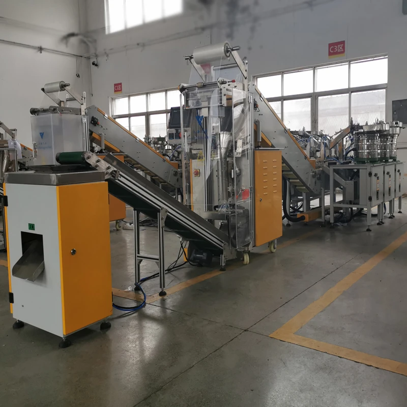 furniture parts cabinets parts screw counting packing packaging bagging machine four vibrating feeder customizable to thirty