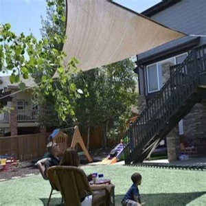 300g PE with UV sun shade sail car polyester sun shading sail with led sail shade nets