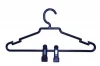 Garment cloth hanger rack clip
