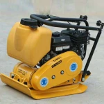 Gasoline Robin Loncin engine 80KG vibrating asphalt road plate compactor