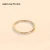 Import GEM&TIME Solid Gold Ring 14K Engagement Gold Ring Couple Single Round Wedding Band Solid Gold Signet Ring from China