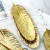 Import Gold ceramic electroplate leaf shaped decoration plate for wholesale from China