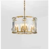 Gold Color and crystal+ Iron Material luxury crystal pendant light