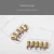 Import Gold Silver Nail Art Aluminum Form Reusable Extension Manicure Tool Nail Forms from China